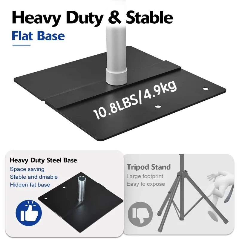 10ftx10ft Double Crossbar Pipe and Drape Backdrop Stand Kit, Heavy Duty Backdrop Stand, Adjustable Metal Background