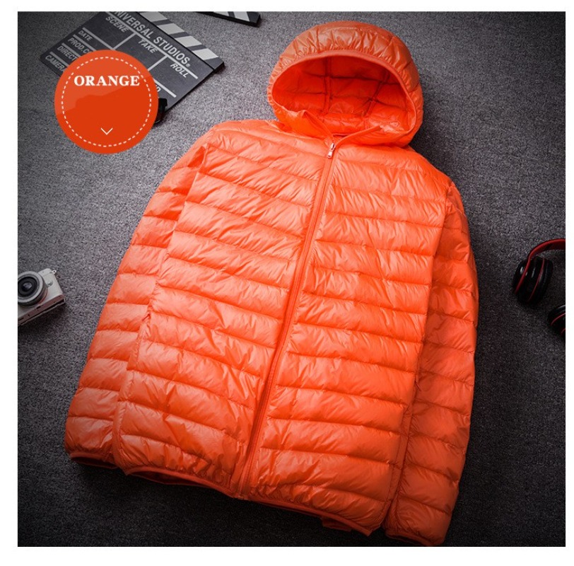 2023 Neuankömmlinge Herrenmode Kapuzen puffer jacken Herbst Winter halten warm weiße Enten Daunen lässig Herren Daunen mantel