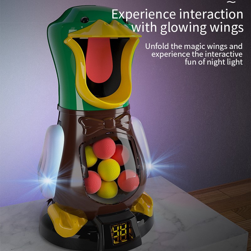 空腹の射撃アヒルのおもちゃ 98K ピストル空気動力銃ソフト弾丸ボールスコアリングバトルゲームライト付き銃を歩くことができますキッズギフト