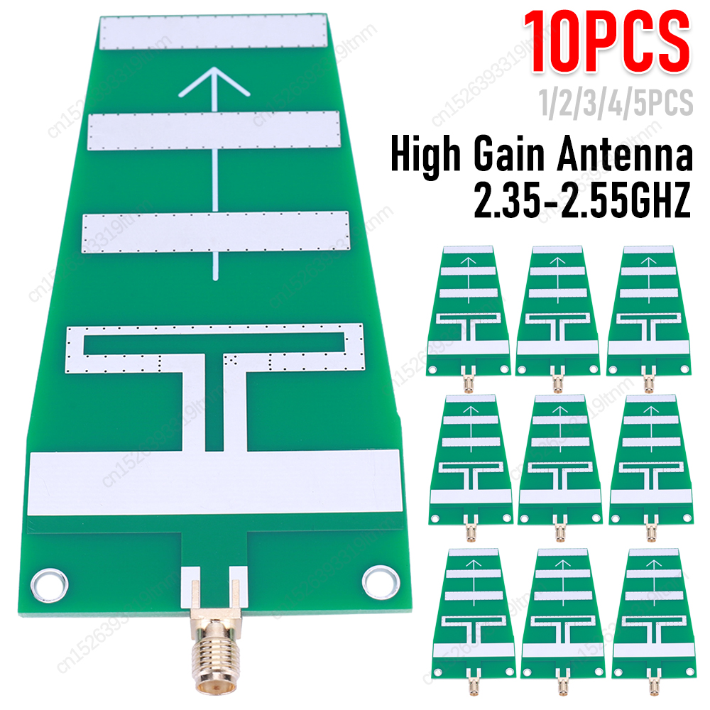10-1 Stück 2,4g 10,5 dB WLAN-Yagi-Richtantenne SMA-K Schnitts telle Signal verstärkung Bild übertragungs antenne 2,35-2,55 GHz für Yagi