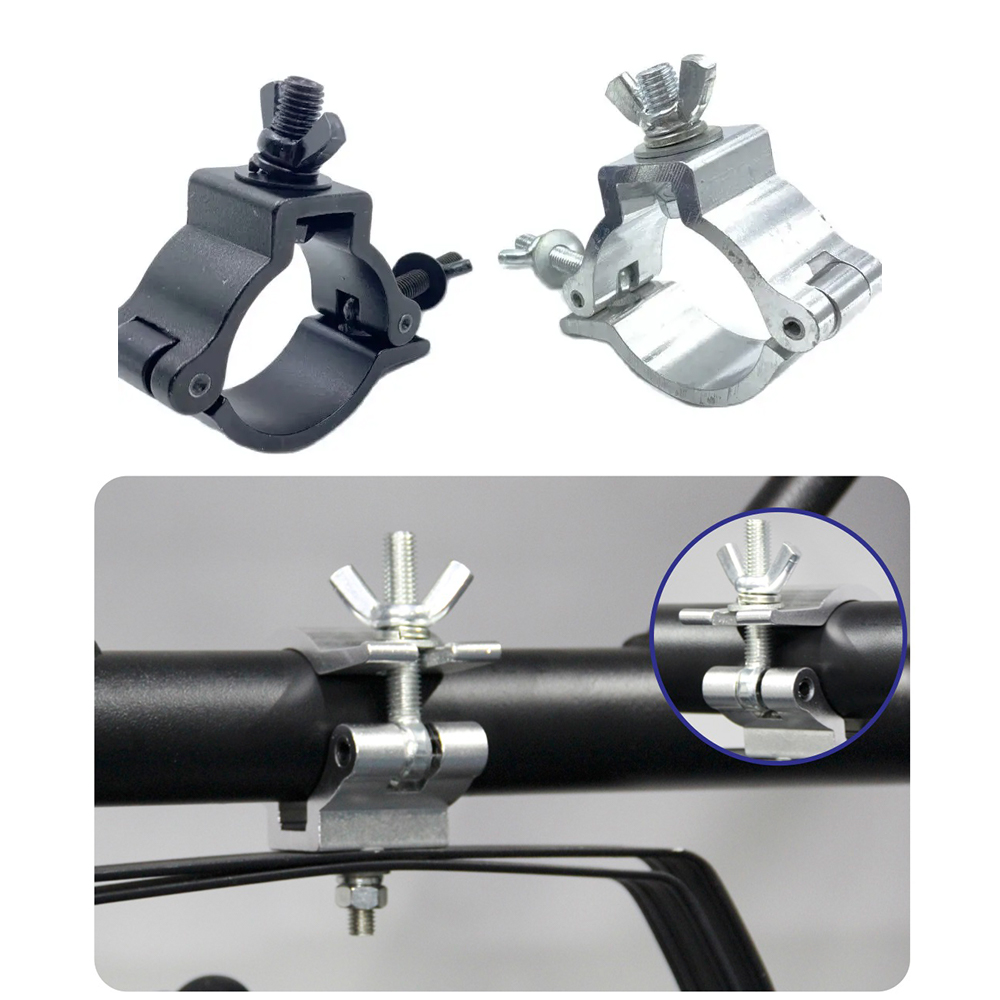 Dj Light Hook 46-51 มม.อลูมิเนียม O Clamp Stage แขวน C ตะขอ Moving Head Bracket Heavy Duty Clamps แสงอุปกรณ์เสริมเต็นท์