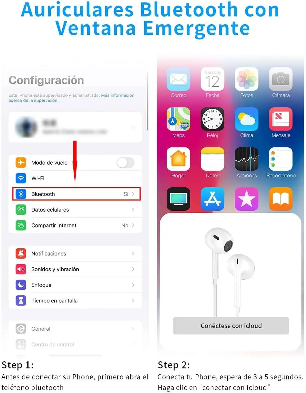 Para auriculares Apple para iPhone 15 14 13 12 11 Pro Max X 8 Plus auriculares Bluetooth con cable Accesorios