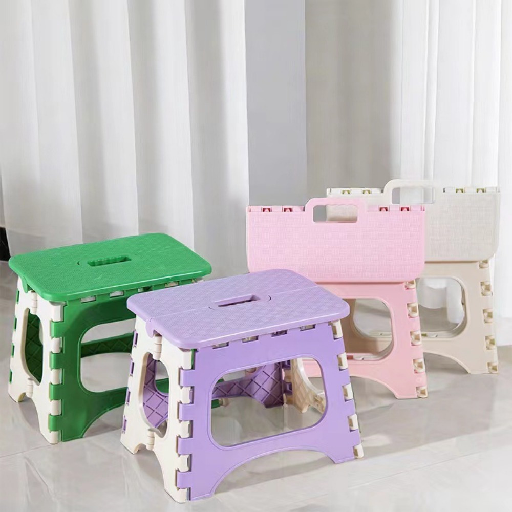 Taburete plegable para adultos, taburete plegable, adecuado para sala de estar, cocina y baño, taburete de viaje portátil