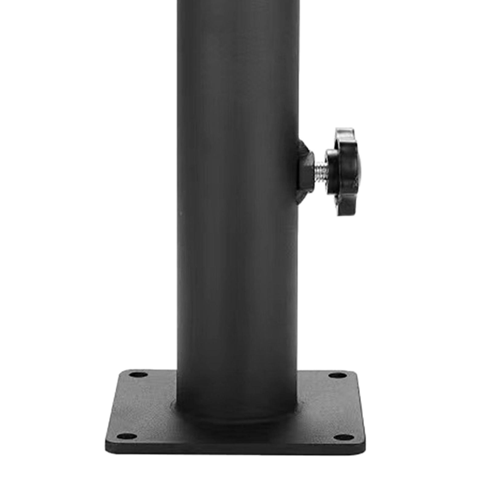 Rustproof Outdoor Umbrella Base Stand, Weather Resistant Parasol Mount Parts para Pátio, 32mm, 38mm, 48mm Pole