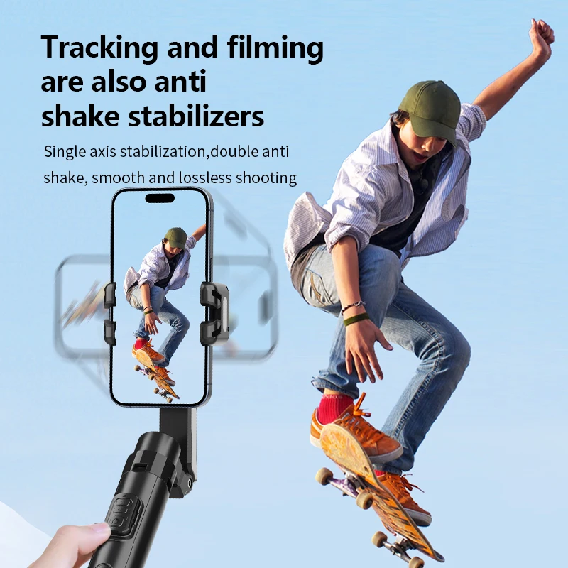 FANGTUOSI C16 2025 NEW Foldable Smartphone Handheld Gimbal Cellphone Video Record Vlog Stabilizer for iPhone 14 Xiaomi Huawei