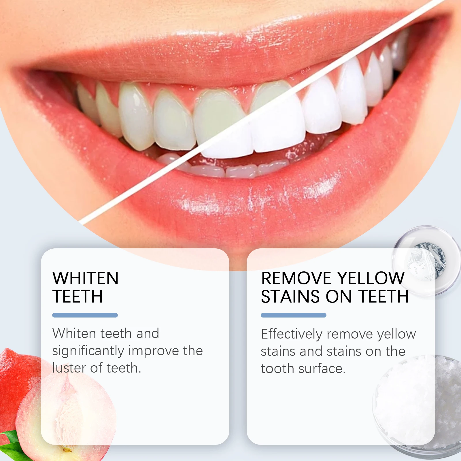 Niacinamide Bleaching Toothpaste Dental Stains Removing Prevent Bad Breath Oral Cleaning Refreshing Reduces Plaque Toothpaste