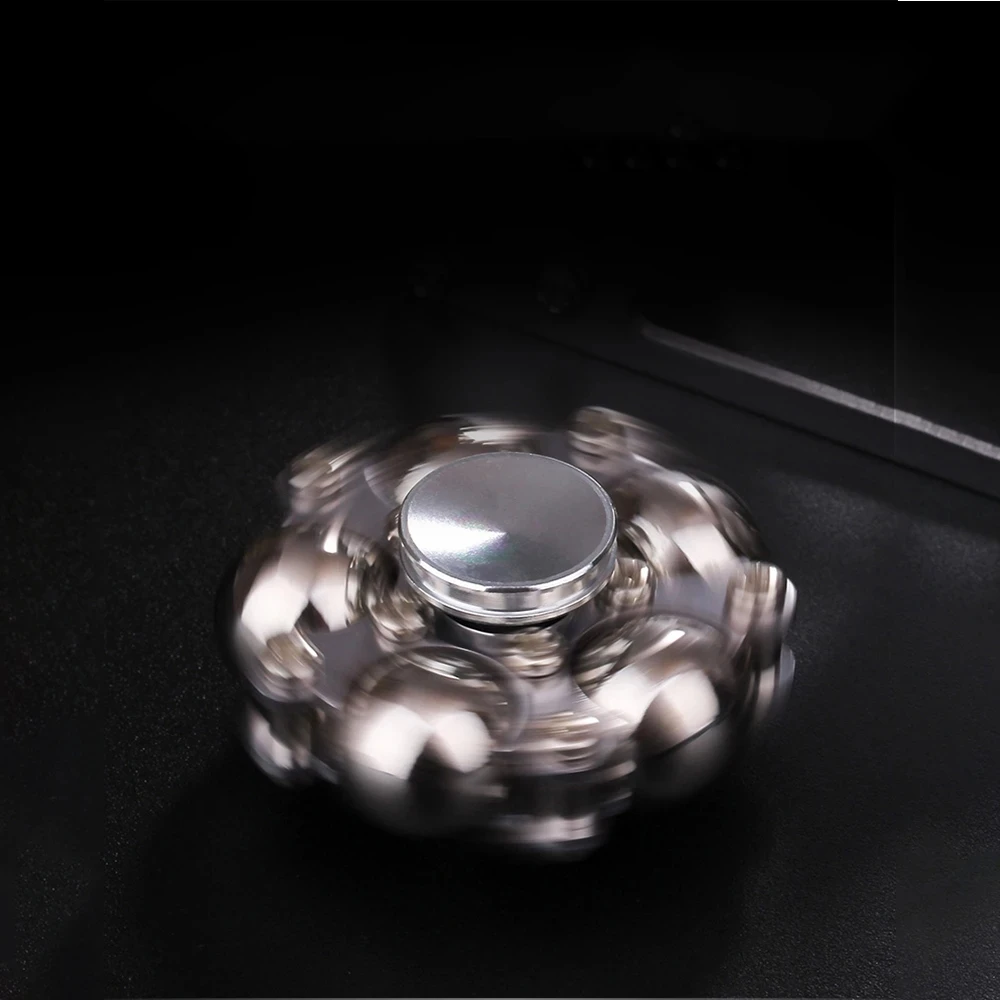ลูกตุ้มคู่ Fidget Spinner โลหะพับได้ Antistress Hand Spinner ผู้ใหญ่ของเล่น Gyroscope ความเครียด Reliever ของเล่นสําหรับของขวัญเด็ก