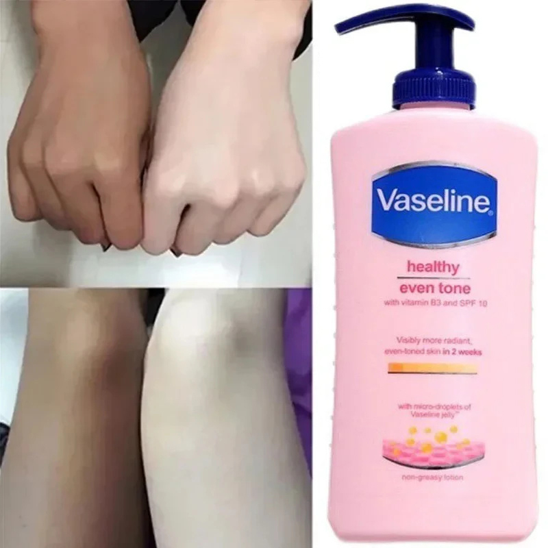 วาสลีนบอดี้โลชั่นสําหรับผู้ชายและผู้หญิง Moisturizing Body Moisturizing กลิ่นหอม Brightening Skin Exfoliating Body Lotion 400ML