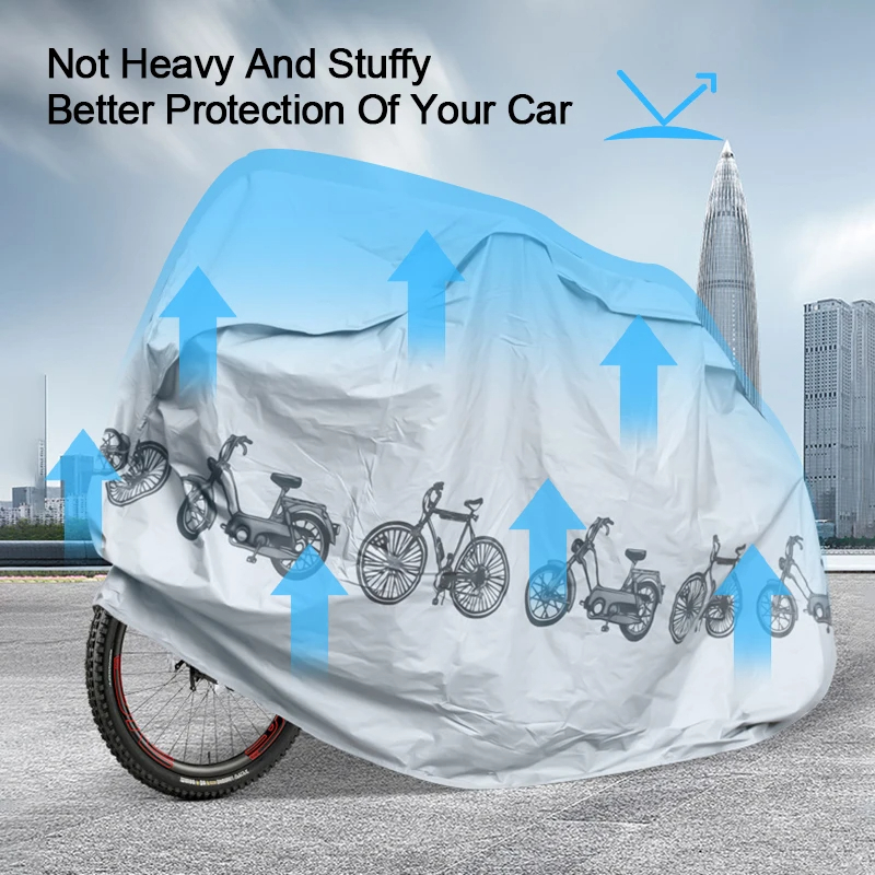 Copertura per bicicletta copertura antipioggia per moto protezione esterna impermeabile antipolvere anti-uv MTB copertura per bici tutte le stagioni accessori per bici