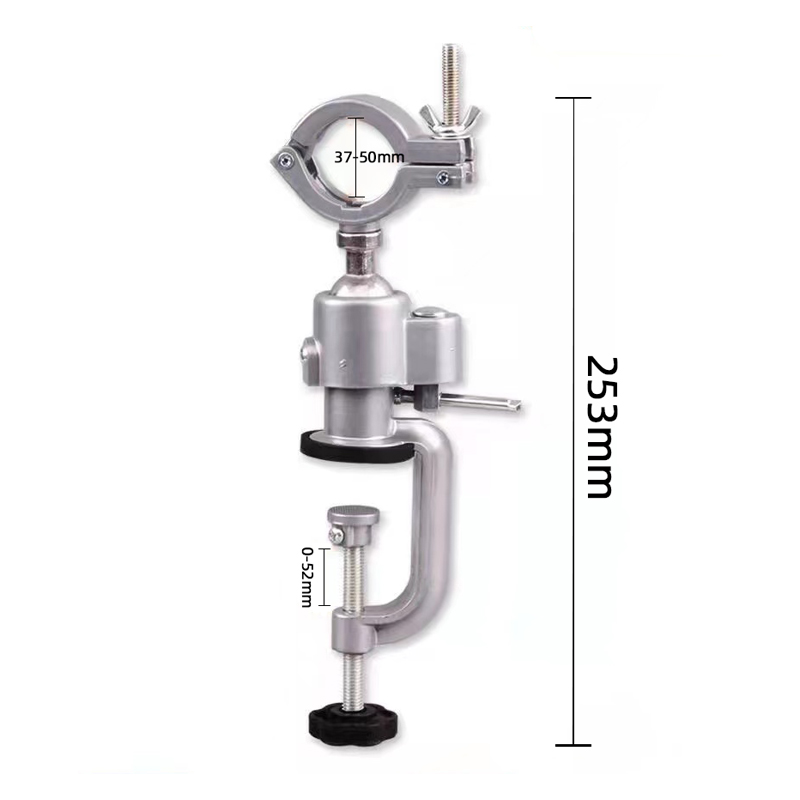 360 ° ตารางหมุน Vise เครื่องบดไม้เครื่องมืออุปกรณ์เสริมไฟฟ้า เจาะ Stand Holder มัลติฟังก์ชั่อลูมิเนียมอัลลอยด์ใช้