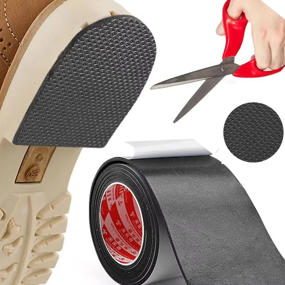 Pegatinas de suela antideslizantes sin adhesivas, plantillas de cojín silencioso, plantillas de suela de reparación, almohadillas portátiles, accesorios para zapatos, 1M