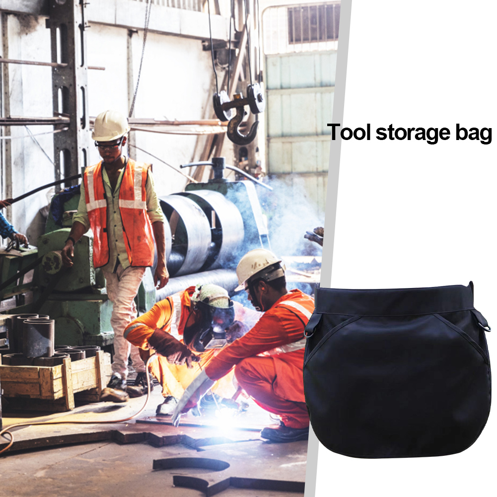 Portable Waist Tool Bag Adjustable Belt Apron Bag Multi-function Electrician Carpenter Tool Bag for Gardening Plumbing Woodwork