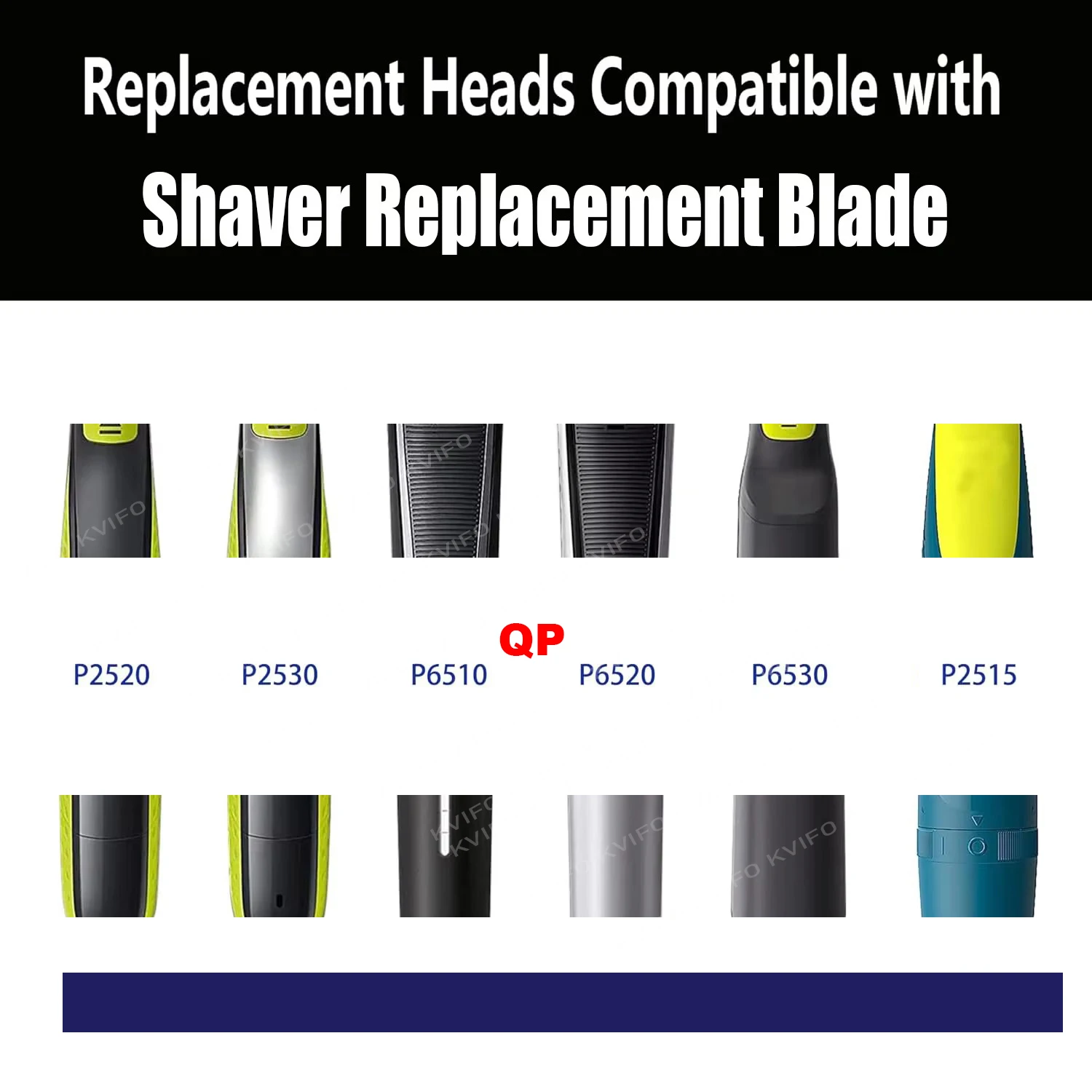 New Hair Trimmer for Oneblade & One Blade Replacement Blade Beard Shaver Head Trimmer QP2520 QP2530 QP2630 QP6510 QP6520 QP2523