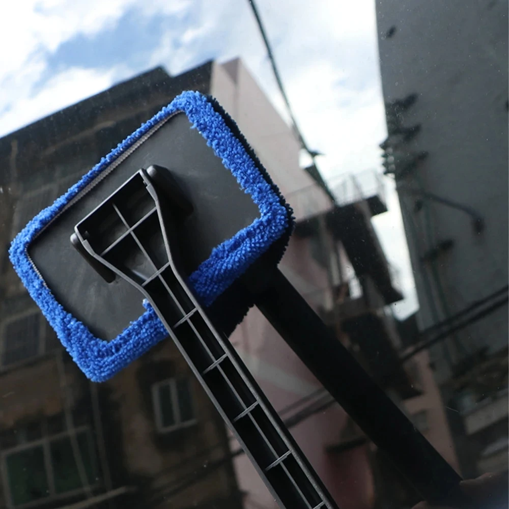 Car Front Windshield Defogging Brush Dust Removal Car Cleaning Tool Long Handle Household Glass Clean Brushes