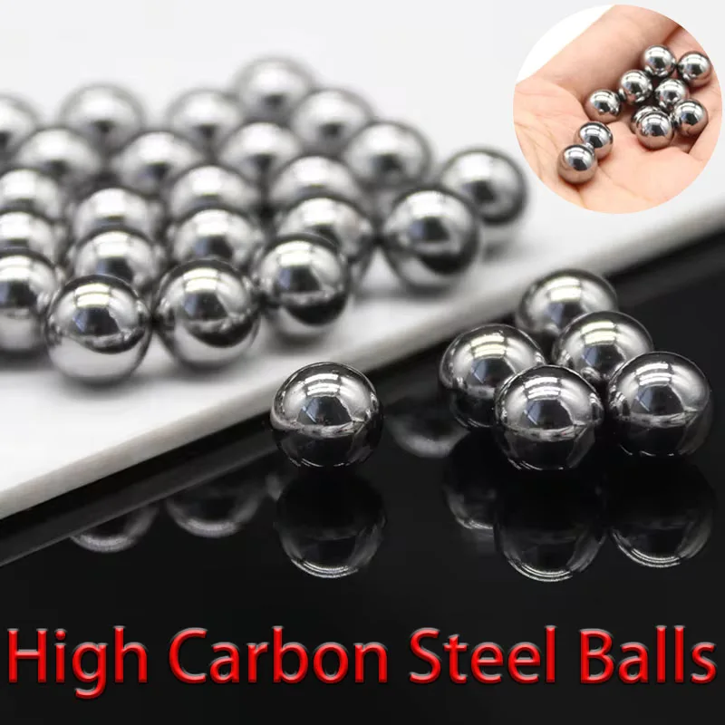 Nueva bola de acero con alto contenido de carbono de diámetro 3mm 4mm 5mm 6mm 8mm 10mm 12mm bolas redondas de acero con rodamiento de alta precisión accesorios para bicicleta