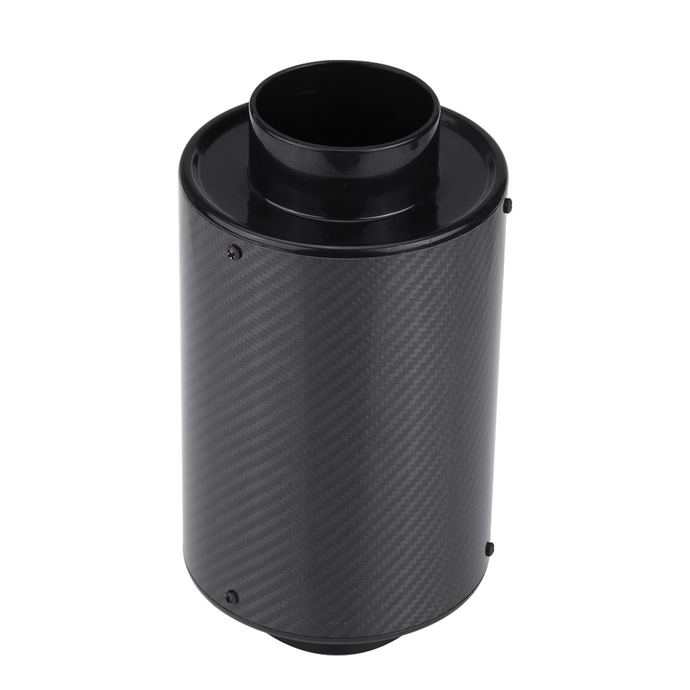76mm 3 "Universal-Kohle faser Induktion filter box Kaltluft ansaugsystem mit Ansaug schlauch Kaltluft ansaugsystem Ansaug schlauch