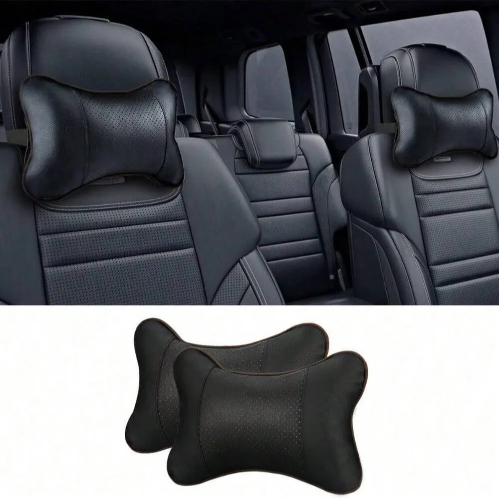 Reposacabezas para asiento de automóvil con malla transpirable, seguridad para automóvil, reposacabezas y cuello, almohada relajante, cojín, protector para automóvil