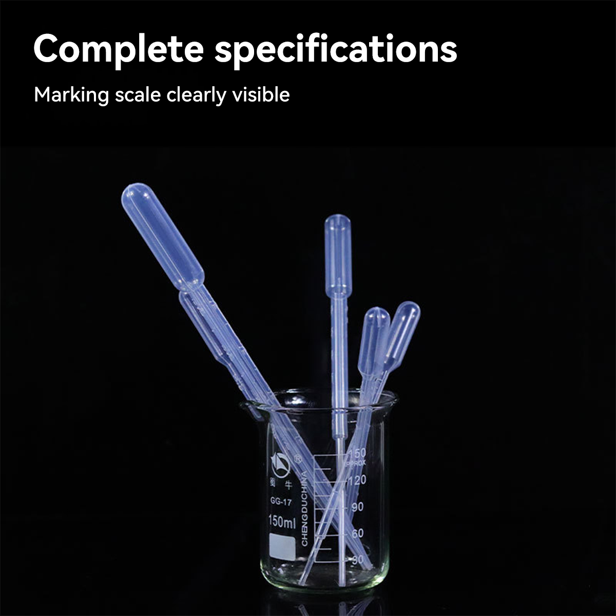 100 Teile/los Labor Pipette 1ml 2ml 3ml 5ml Kunststoff Einweg Messbehälter Flüssigkeit Dropper Ausrüstung stroh Make-Up-Tools
