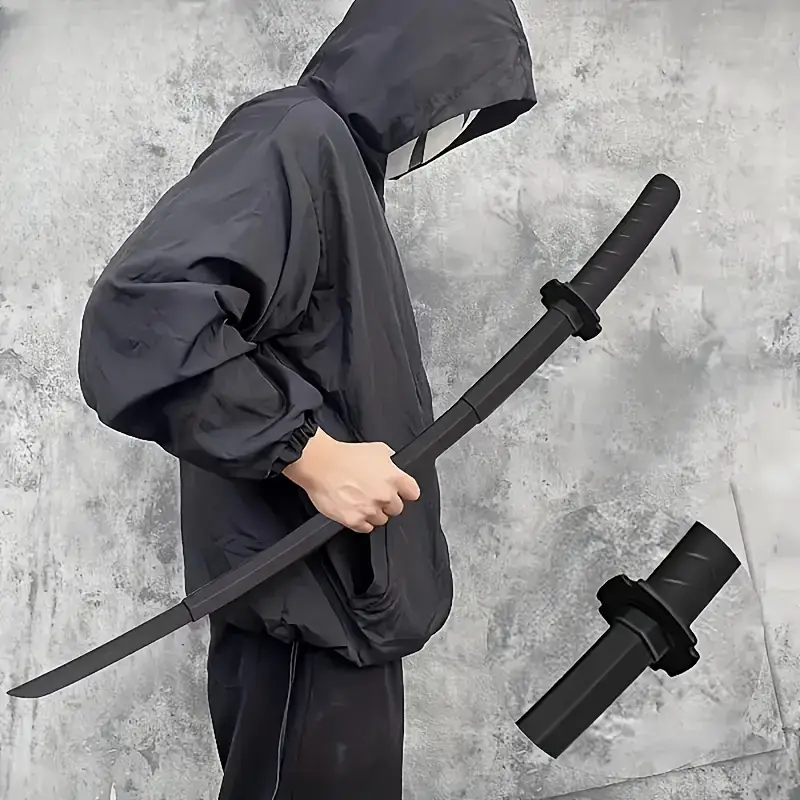 Espada samurái retráctil de gravedad impresa en 3D, juguete samurái creativo, accesorios de juego de rol para adultos, artesanías decorativas de descompresión