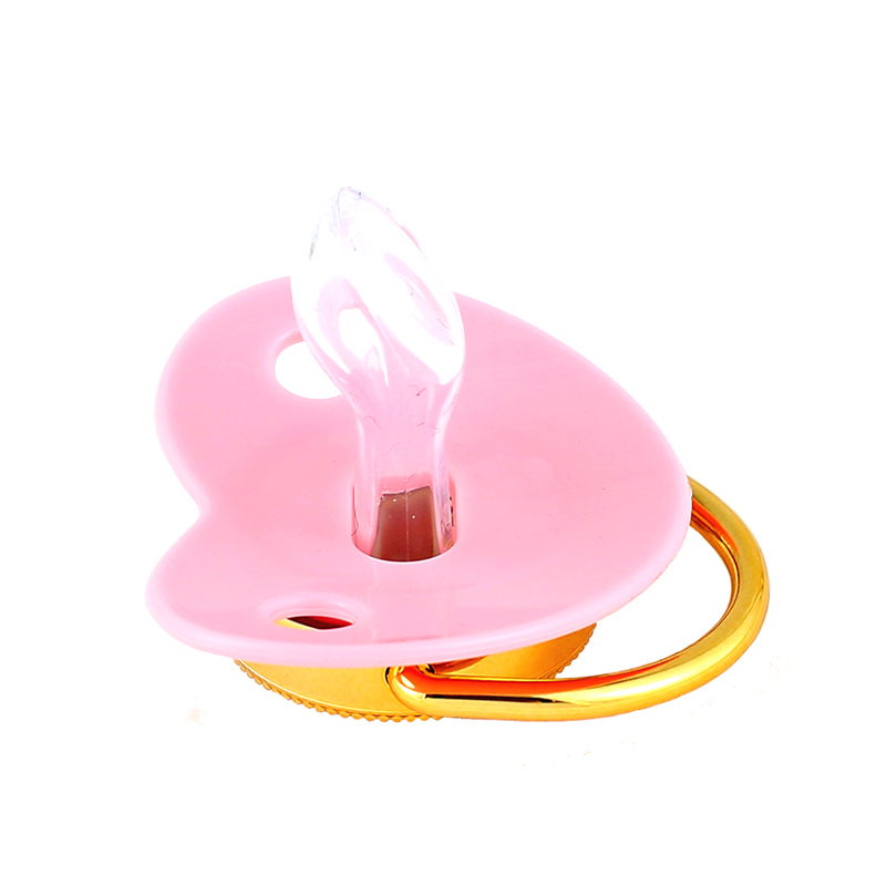 Clip para chupete de bebé de circón de lujo, soporte para chupetes personalizado con letras rosas para recién nacidos, mordedor infantil de silicona ostentoso, tetina sin BPA