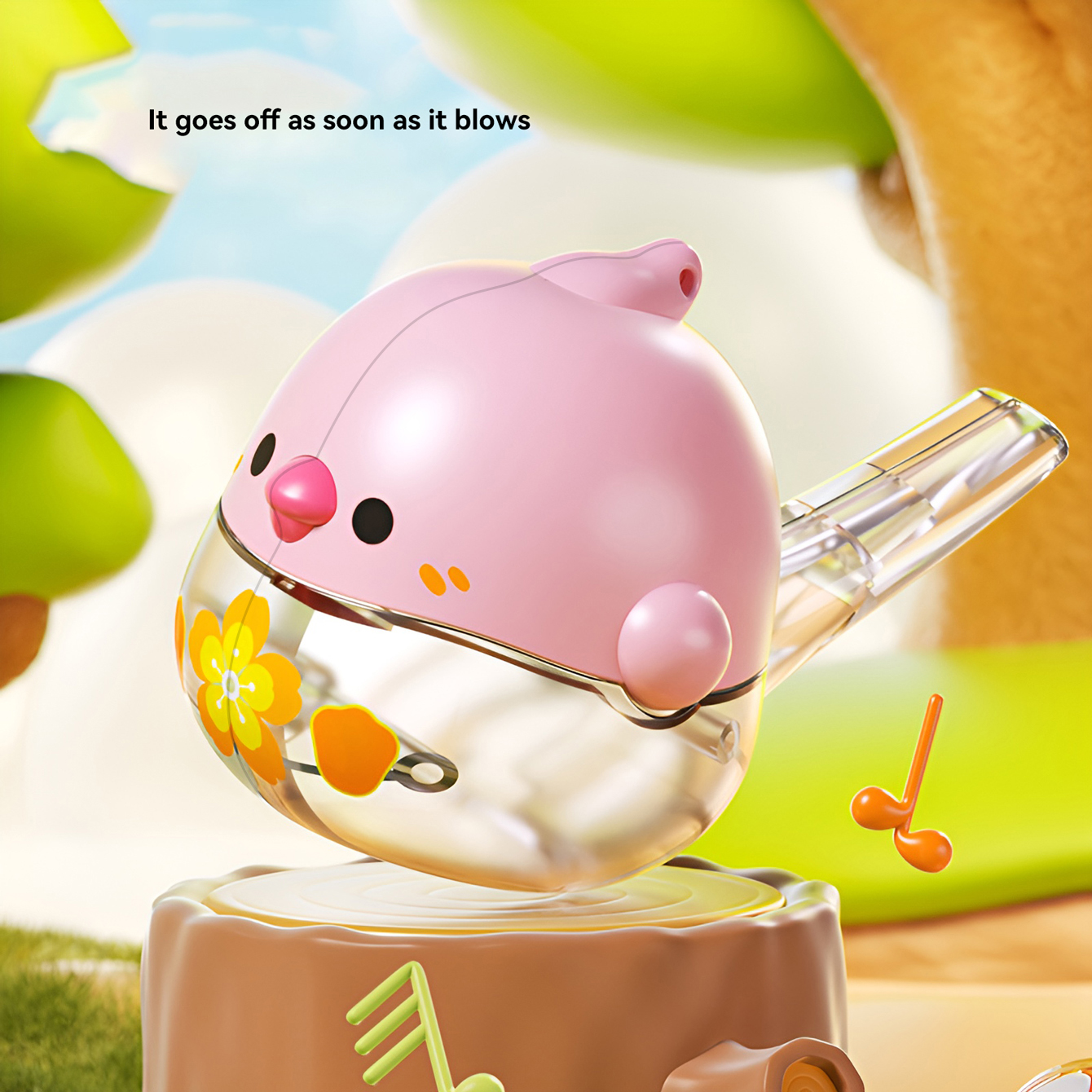 Kinderspeelgoed mini fluitje blaas muziek waterinstrument