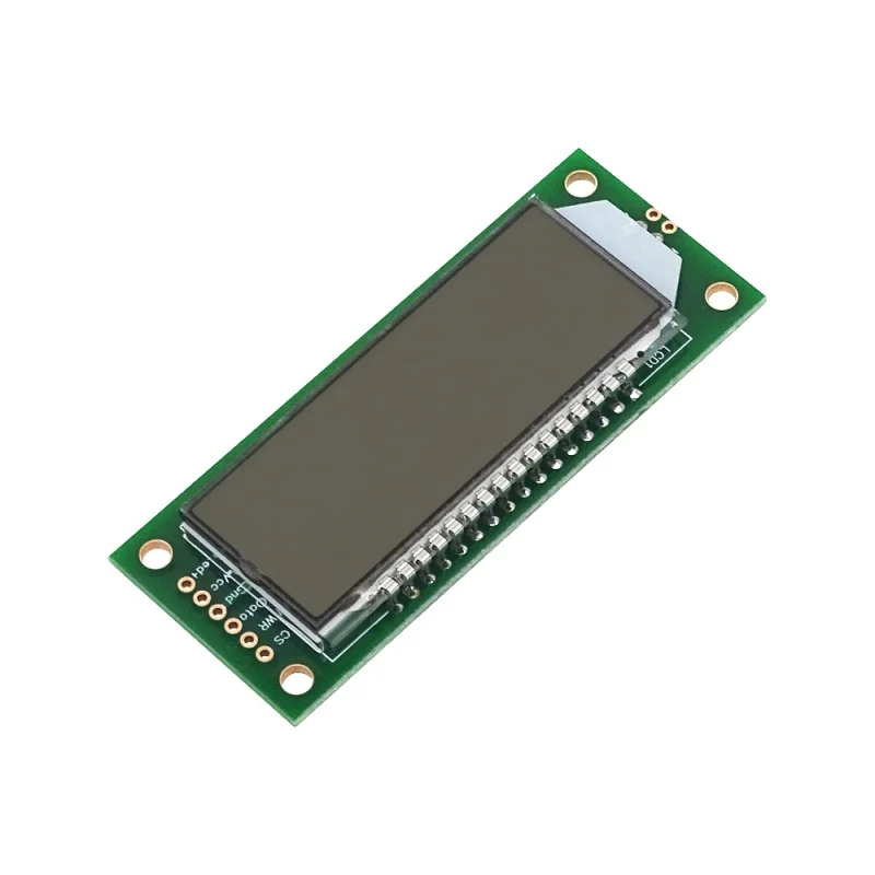 Módulo LCD de 2,4 pulgadas, 6 dígitos, 7 segmentos, HT1621, controlador LCD IC con punto Decimal, retroiluminación blanca, color verde