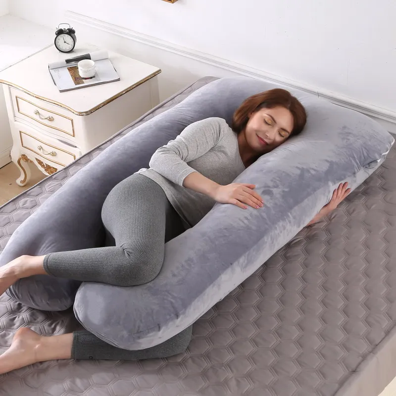 120x70cm Schwangere Kissen für Schwangere Weiche Kissen der Schwangerschaft Mutterschaft Unterstützung Stillen für Schlaf Dropshipping