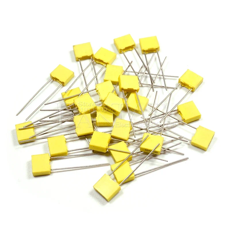 20 piezas película plástica de seguridad de polipropileno 100V 1nF ~ 470nF 100nf 220nf 10nf 47nf 22nf 1nf 0,47 uf 0,1 uf 330nf condensador de corrección