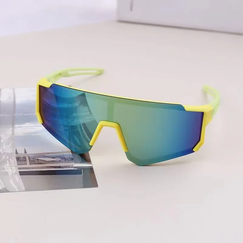 Occhiali da sole da ciclismo per bambini MTB Pesca Sport Occhiali da bicicletta UV400 Occhiali da campeggio per bambini Ragazzi Ragazze Occhiali da bici da esterno