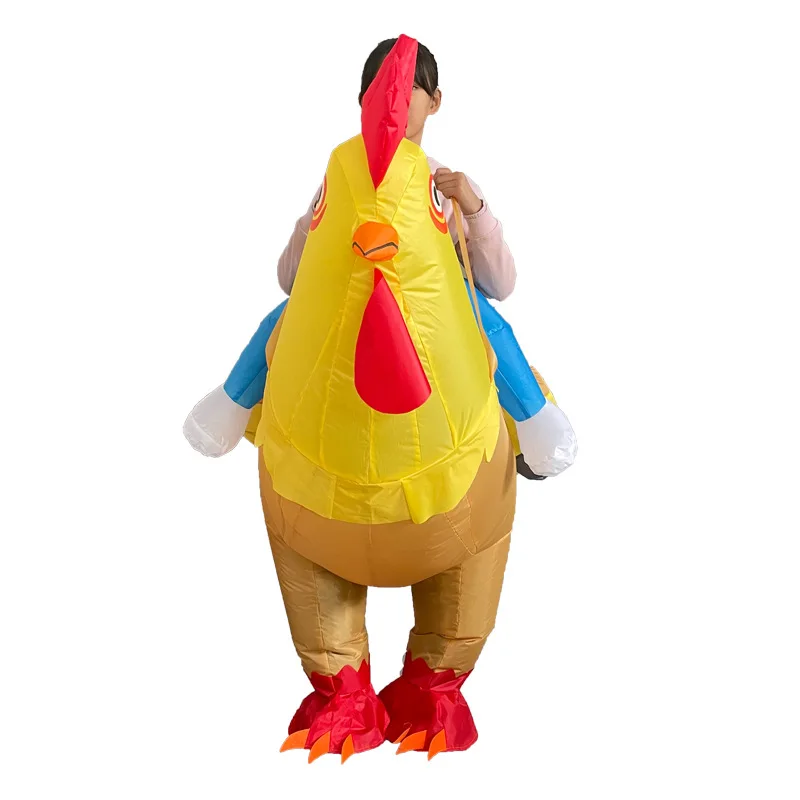 Funny Walking Show Rooster Inflatable Suit Wandering Stage Performance Props