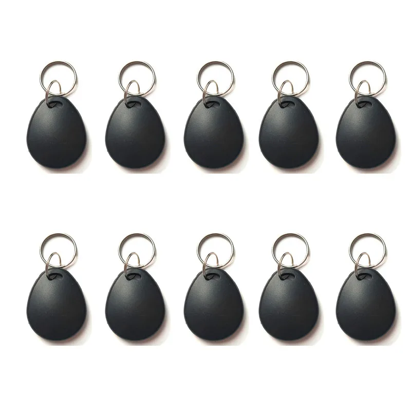 5/10Pcs Black RFID ID 125KHz EM4305 T5577 Waterproof Blank Key Ring Tag Copy Writable Rewritable Keyfobs Card Fast Shipping