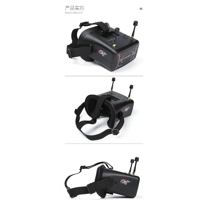 Kacamata Video FPV iFlight untuk Pemula, Pelatihan, dan Pemula, 5.8G dengan Perekaman DVR untuk Drone dengan Sudut Pandang Orang Pertama
