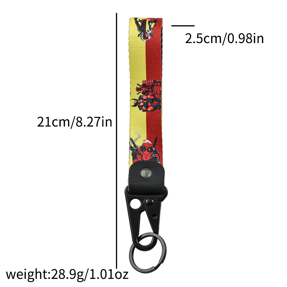 Marvel Deadpool e Wolverine Heart Pendant Keychain, Conjunto de colar melhores amigos, presente perfeito para fãs