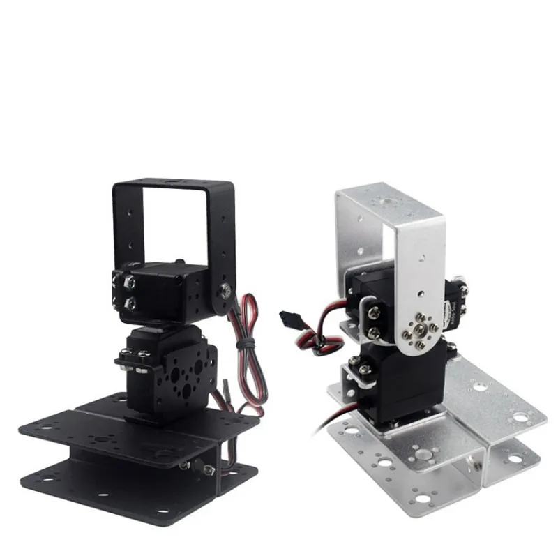 2 Dof Controleerbare Elektrische Pan/Tilt Manipulator Servo Horizontale Verticale Rotatie Robot Auto Voor Arduino Programmeerbare DIY Kit