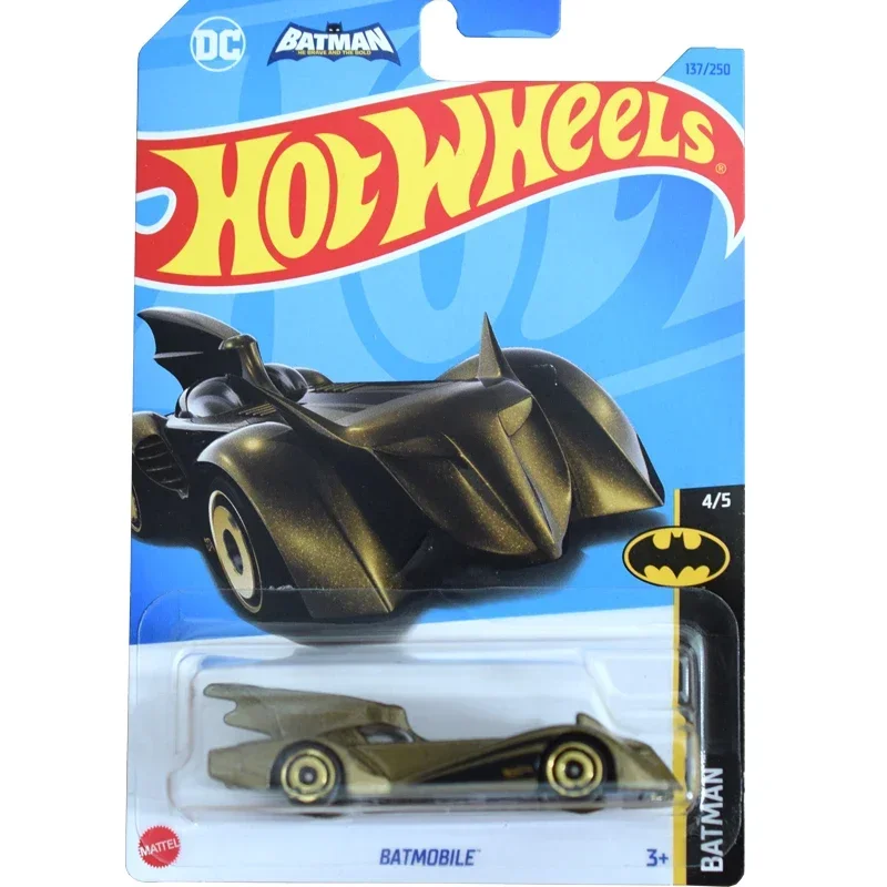 Оригинальные автомобильные игрушки премиум-класса Hot Wheels для мальчиков, Бэтмен 1/64, литой под давлением, первый летучий мобиль, Робин Аркхэм, рыцарь, коллекция Бэтмобиля