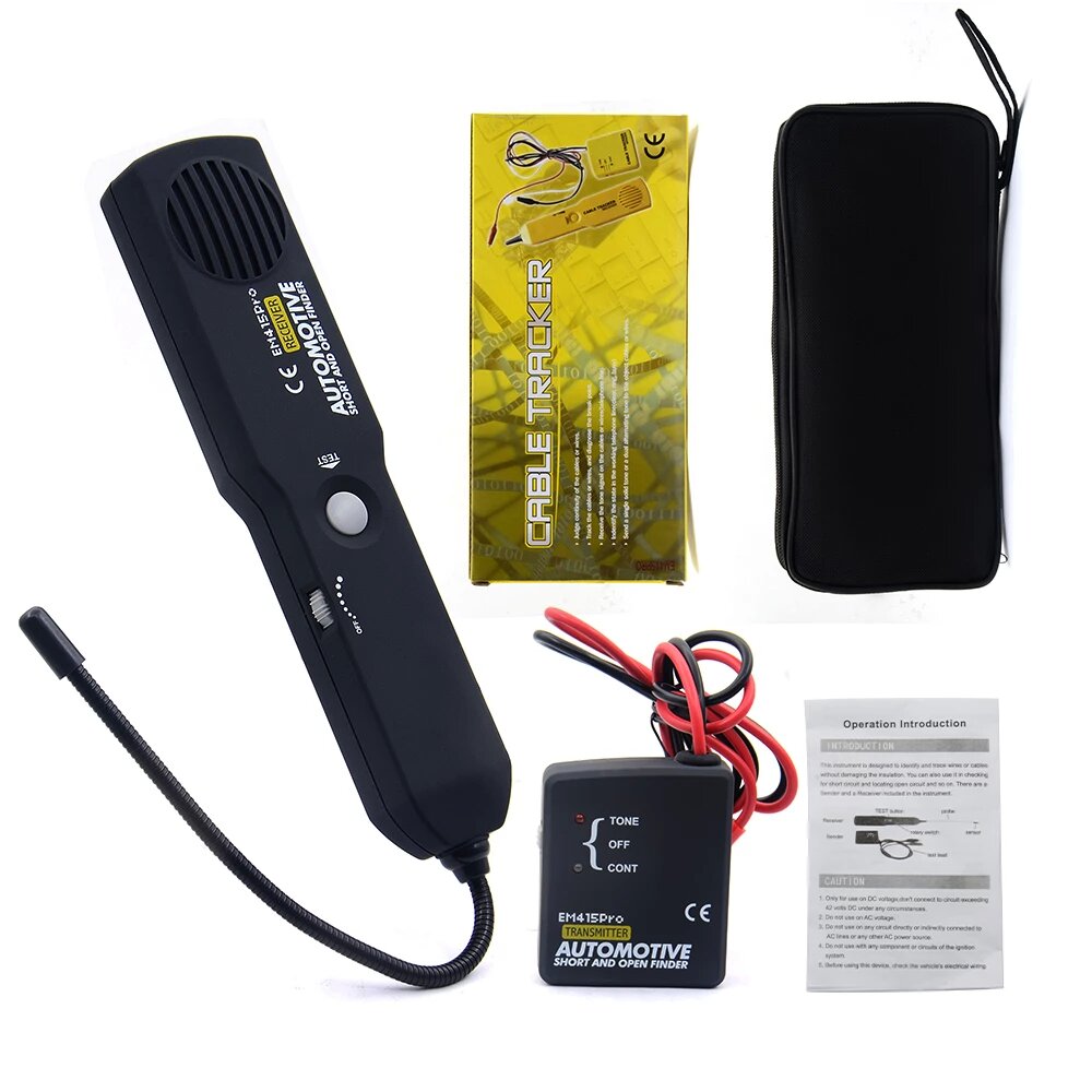 EM415PRO traqueur de câbles courts pour automobile et détecteur de fils ouverts universel EM415 PRO 6-42V DC trouver le fil de court-Circuit de voiture