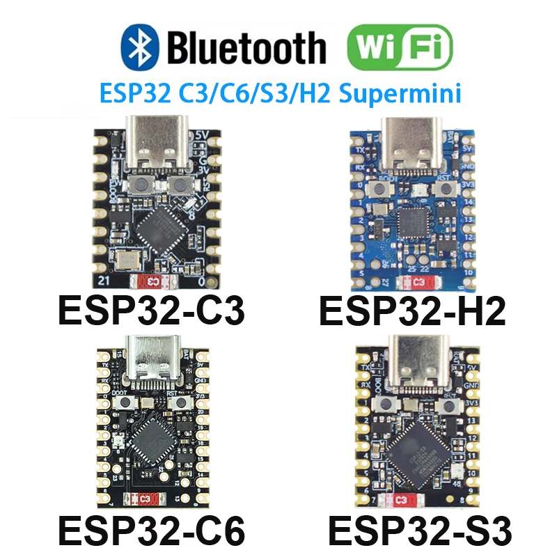 ESP32-C3 ESP32-S3 ESP32-H2 ESP32-C6 Development Board ESP32 SuperMini Development Board WiFi Bluetooth For Arduino ESP32 Module