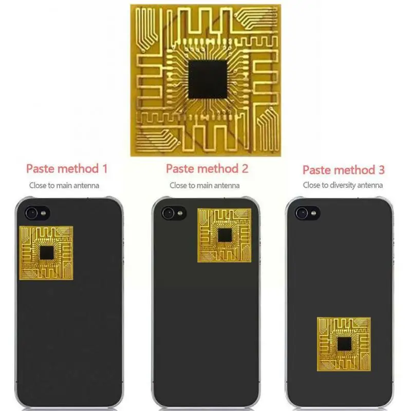 1 〜 5 個透明信号ブースターステッカー携帯電話アンテナステッカー Iphone サムスン 5 グラム 4 グラムユニバーサル信号アンプ