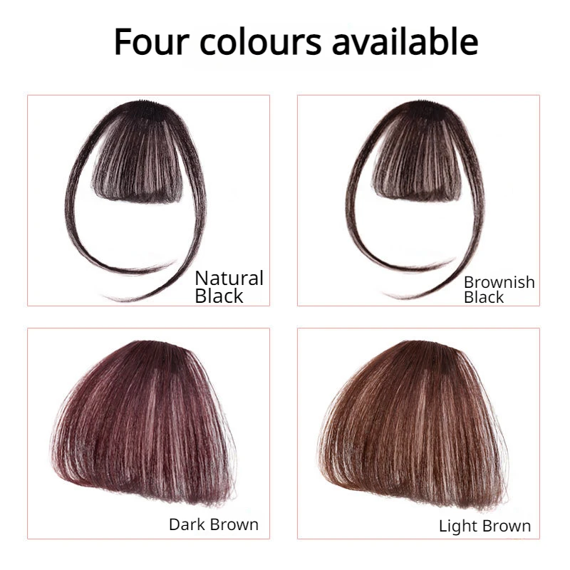 Extensões naturais com clip de cabelo com templos, fofas, invisíveis, curvas, ar, postiços para mulheres, roupas diárias, moda