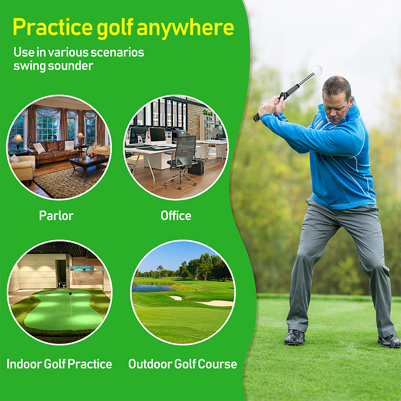 Golf Training Aids Golf Clubs Golf Retractable Swing Practice Stick Indoor Golf Sound Assistant Practitioner golf accessories