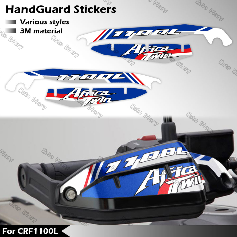 Motorcycle HandGuard Stickers Decals For CRF1100L Africa Twin CRF 1100L CRF 1100 L