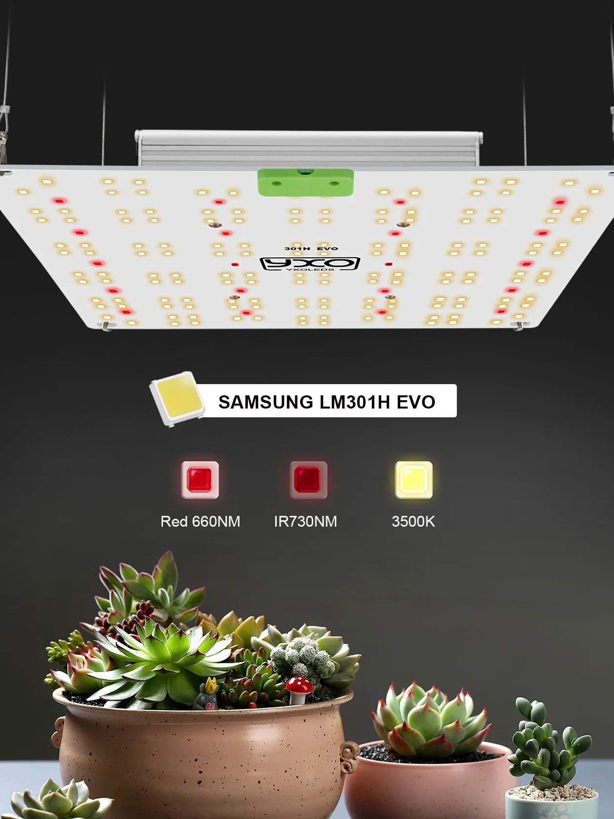 65w 120w lm301h evo led cresce a luz espectro completo sunlike planta interior flor estufa lâmpada crescente 660nm 395nm 730nm