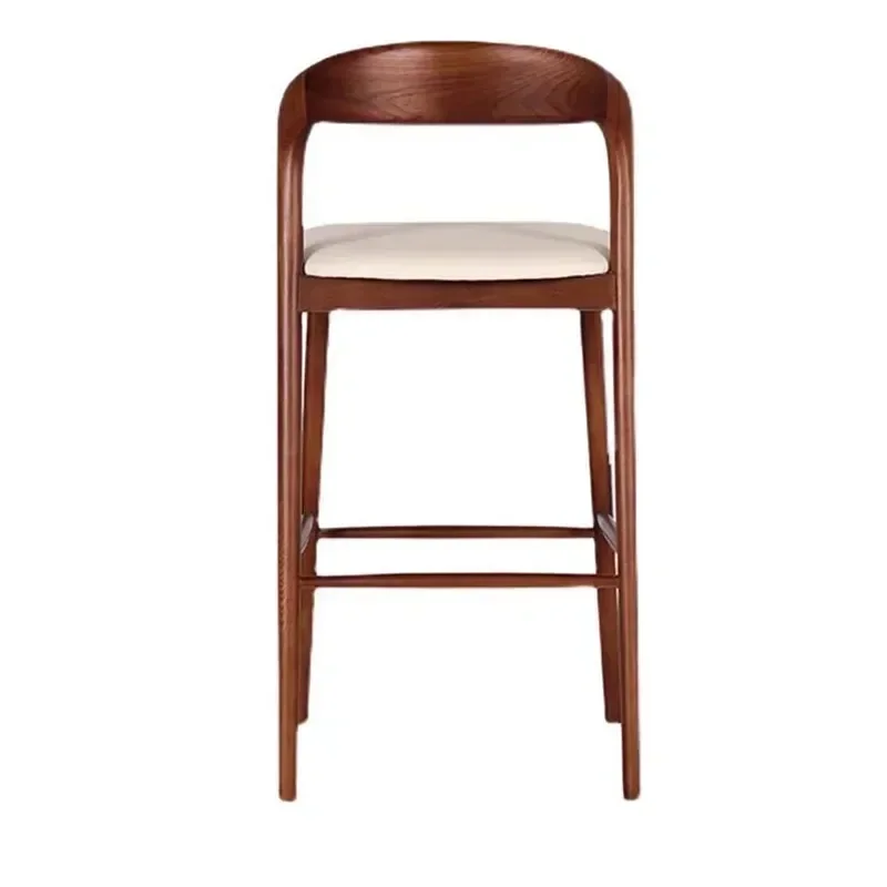 Taburete-Chaises de bar en bois vintage, moderne, comptoir haut, restaurant, cuisine, meubles de maison