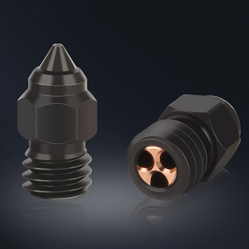 Accesorios para impresora 3D, boquilla de CR-6SE MK8, versión mejorada S1, herramienta de latón, cobre y circonio cromado