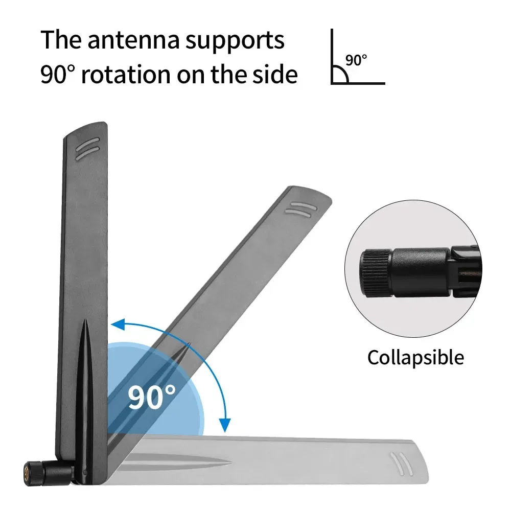 Antenna 4G ad alto guadagno 18dBi 700-2700 MHz SMA maschio per Huawei ZTE Router Scheda di rete wireless Router Wifi Sensibilità del segnale
