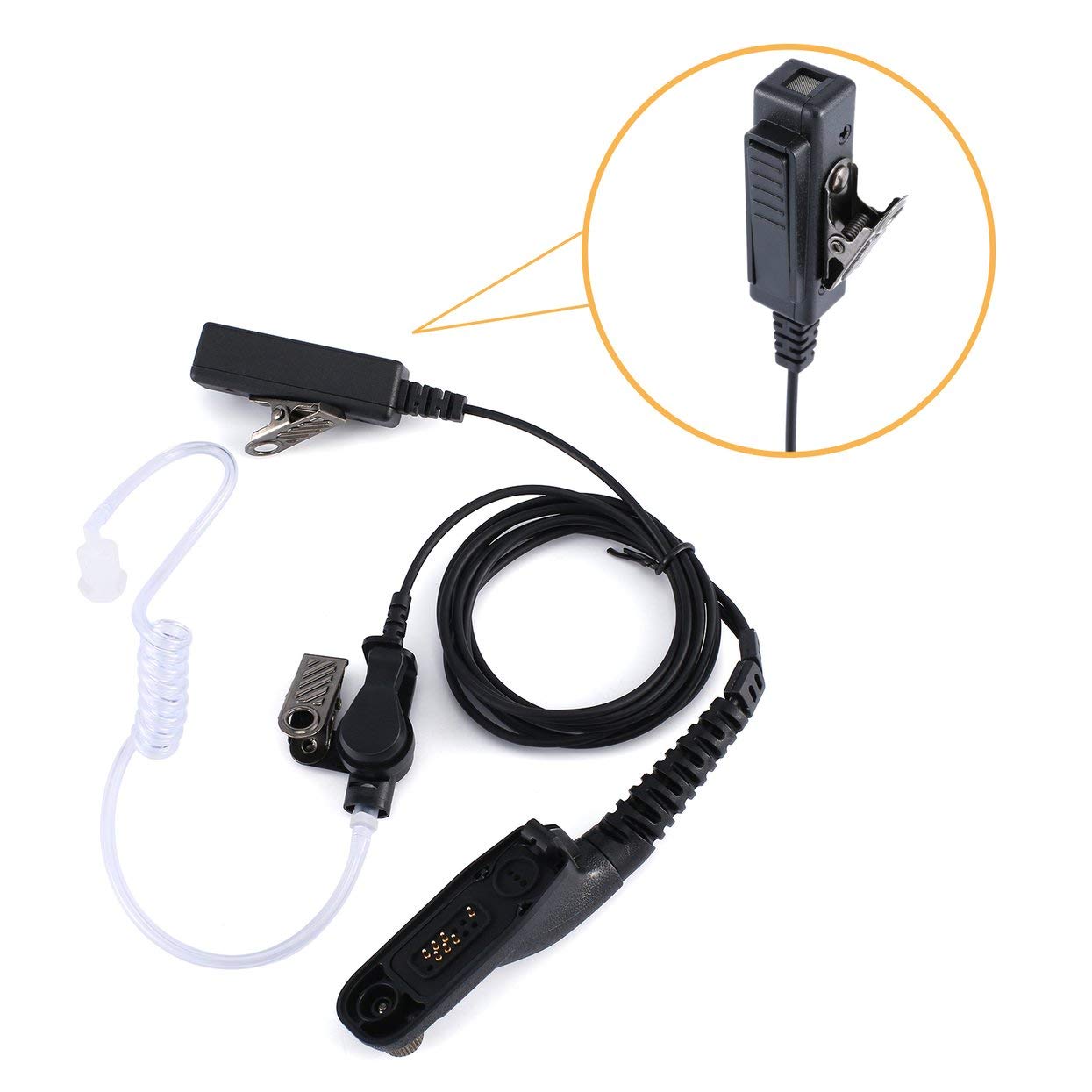 Гарнитура с воздушной трубкой для Motorola DP4000e DP4400e DP4401 DP4801e DP4800e MTP6550 DP3401 DP3600 APX2000 APX4000 APX6000 7000