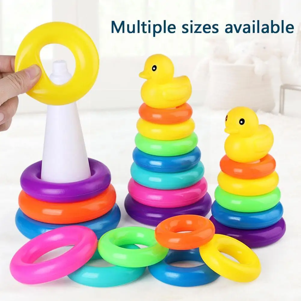 Động Vật Rainbow Xếp Chồng Vòng Tháp Stapelring Trẻ Em Montessoris Đồ Chơi Giáo Dục Sớm Giảng Gỗ Cho Bé Quà Tặng Đồ Chơi Xếp Chồng