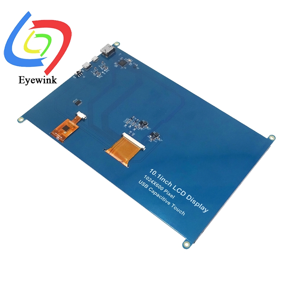 Pantalla Raspberry Pi pantalla táctil de 10,1 pulgadas pantalla HDMI 1024*600 para Raspberry Pi 5/4/3B/B + Win11/10/8