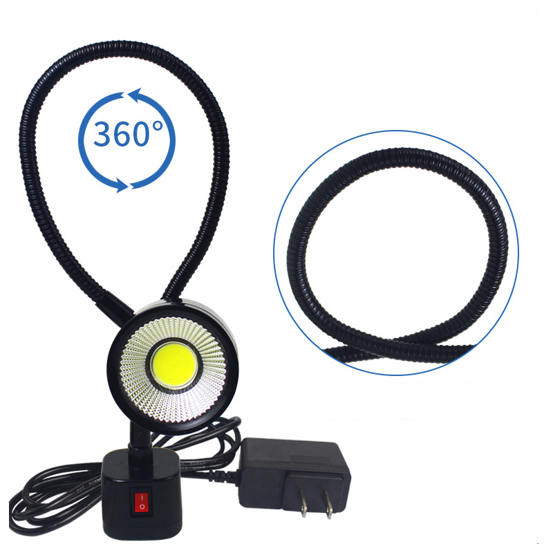 Đèn LED Siêu Sáng May Quần Áo Máy Ánh Sáng Đa Năng Nam Châm Linh Hoạt Đèn Làm Việc Cho Bàn Làm Việc Tiện Kẹp Mũi Khoan