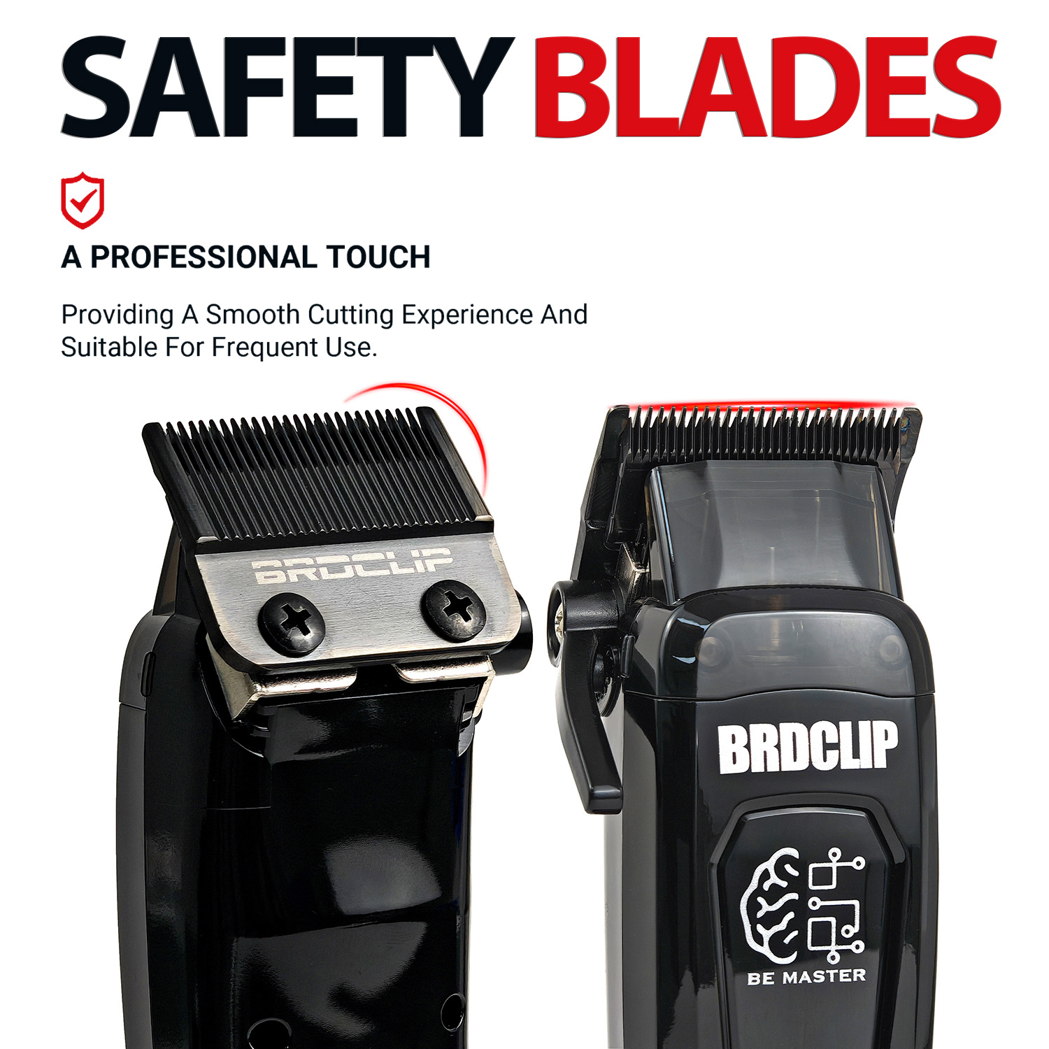 BRDCLIP Professionele Elektrische Tondeuse BRD 106 Tondeuse voor Man 7500 RPM met Basis 5-aangepast DLC Blade Kapper machine